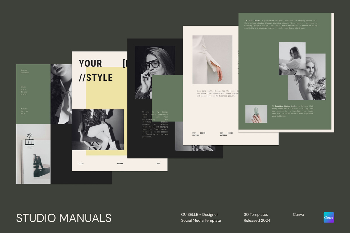 QUISELLE - Designer Socmed Template, a Social Media Template by Studio Manuals (Photo 2 of 8)