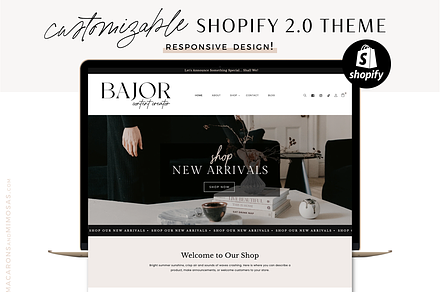 Bold Luxe Shopify Theme, a Shopify Template by Macarons and Mimosas