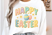 Faux Yarn Happy Easter Retro Sublima, an Illustration by Libby Wishes (Thumbnail 2 of 6)