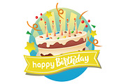 7 happy birthday label template, a Graphic by Propylparaben (Thumbnail 5 of 7)
