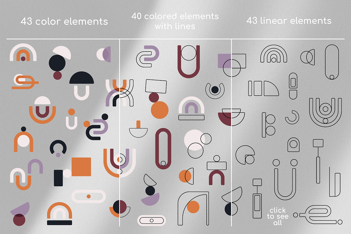 Geometric shapes and patterns, an Object Graphic by by Margo (Photo 6 of 6)