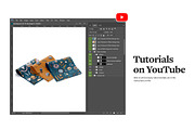 Fabric Swatches Mockup, a Mockup by rebrandy (Thumbnail 8 of 9)
