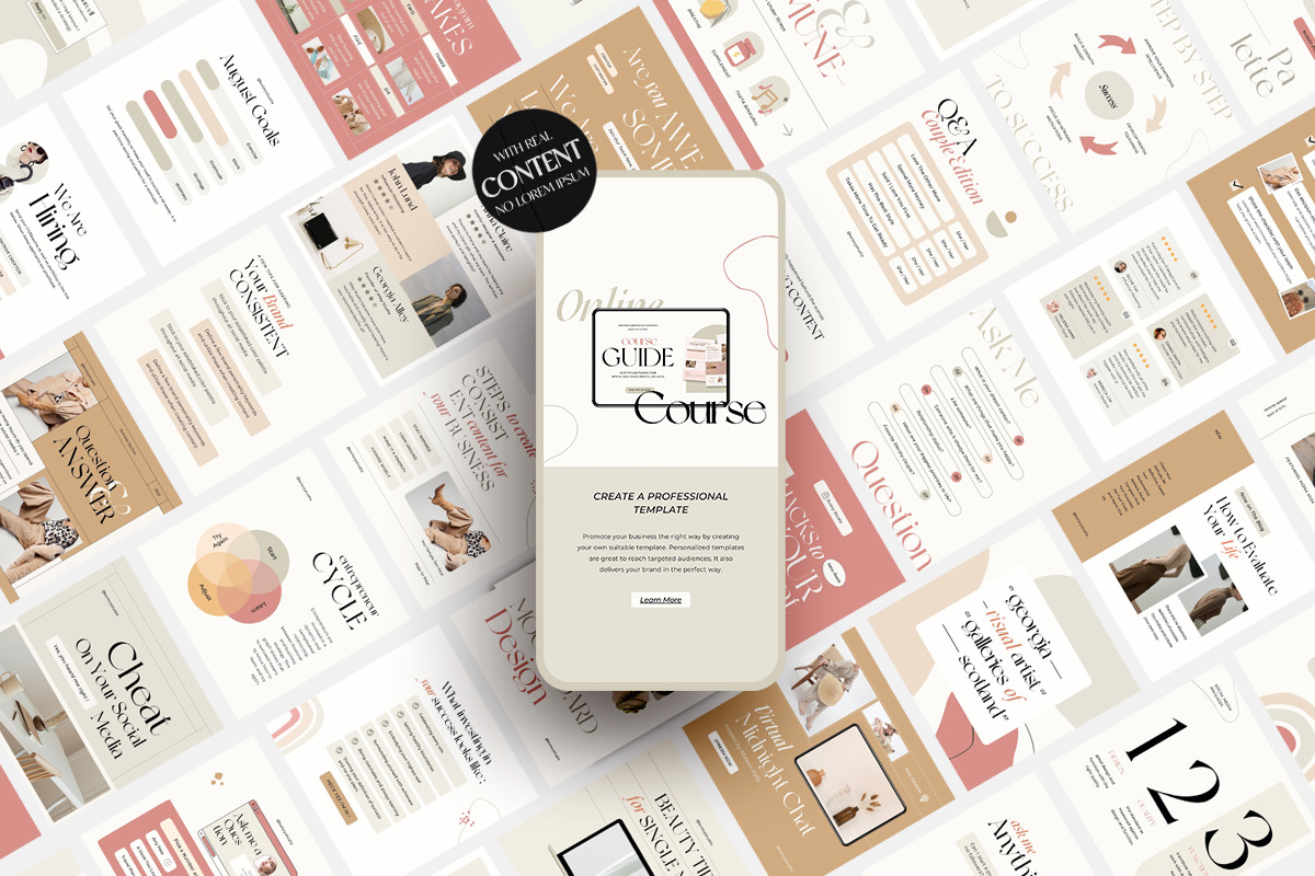 SALE Insta Ladypreneur Coach CANVA, a Social Media Template by Eviory (Photo 3 of 36)