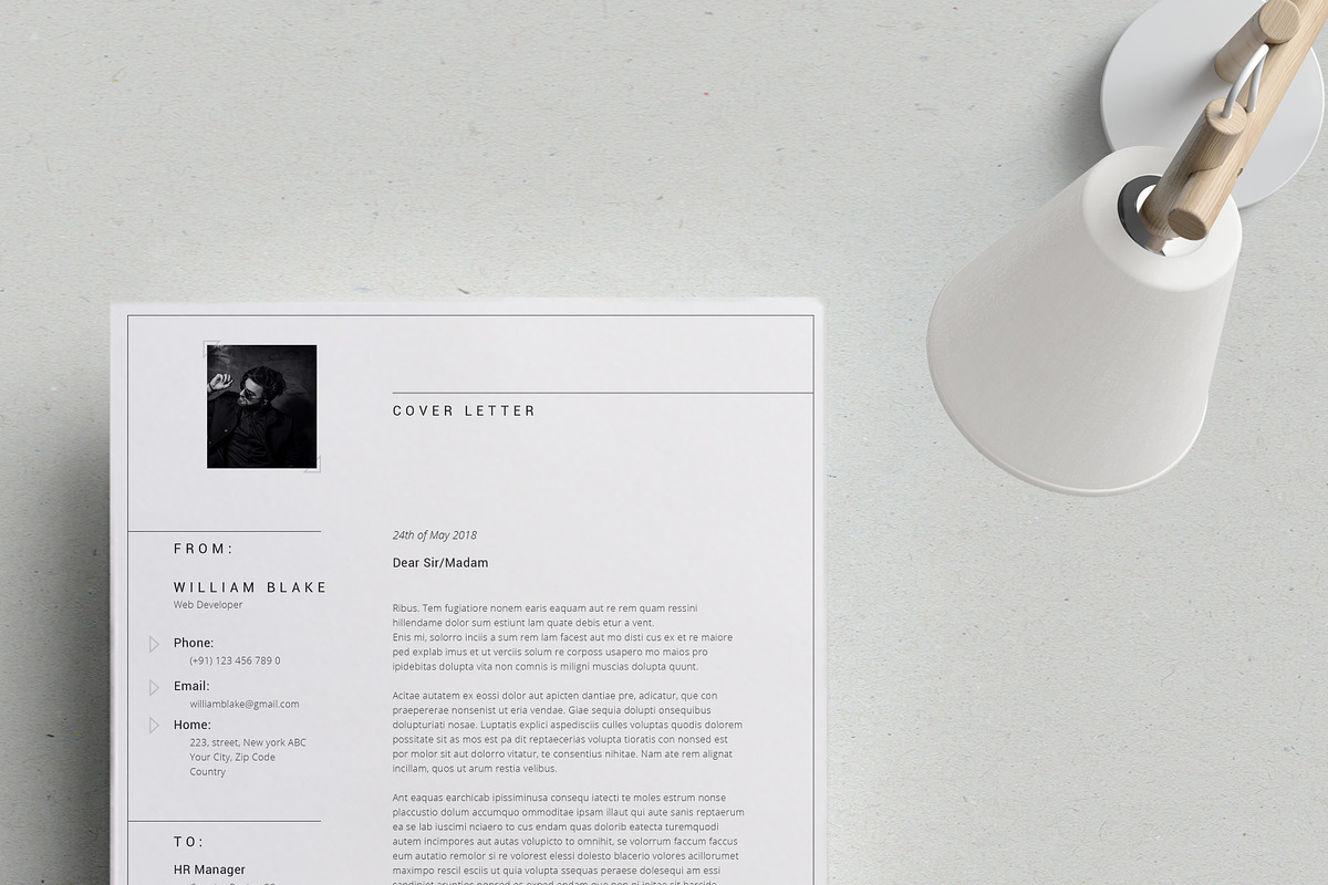 Vega Resume Template, a Resume Template by Nina Shaw (Photo 3 of 13)