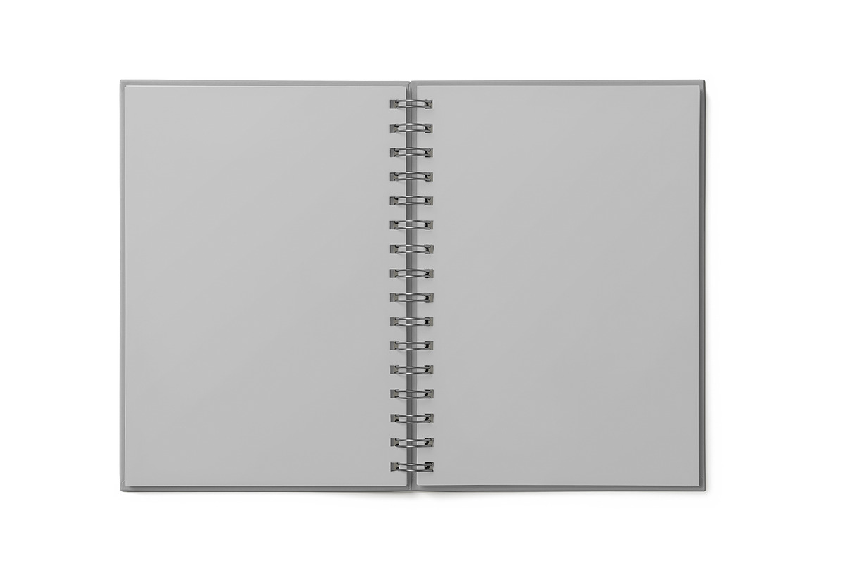 Spiral Notebook Mockup, a Books & Magazine Mockup by mockupbuys (Photo 11 of 12)
