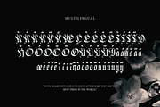 Marvellious - Blackletter Typeface, a Blackletter Font by Meizzaluna Design (Thumbnail 6 of 11)