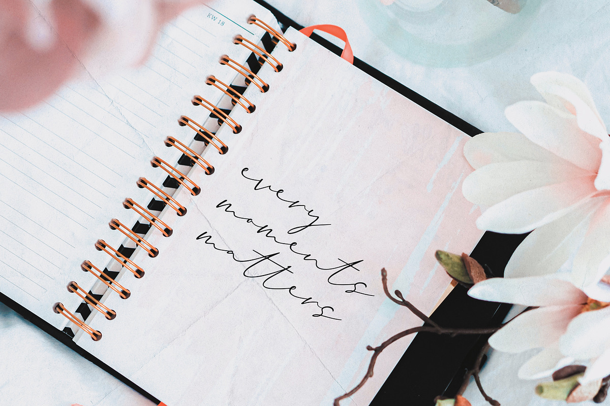 Aiffon Handwritten Script, a Script Font by Awanstudio (Photo 5 of 8)
