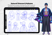 Kimono Stamps for Procreate & CSP, a Brush Add-On by Selentaori Studio (Thumbnail 6 of 12)