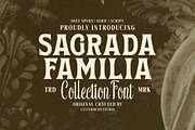 Sagrada Familia Font Collection, a Serif Font by Letterhend Studio (Thumbnail 1 of 9)