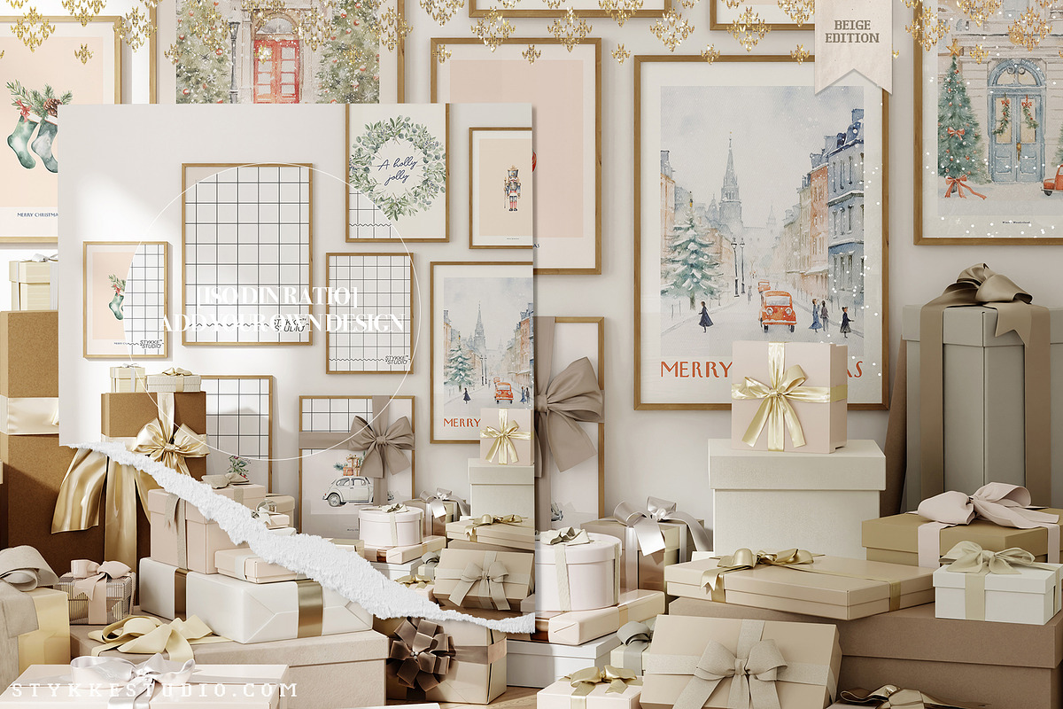 Christmas Mockup | Frame Gallery, a Household Mockup by Stykke Studio (Photo 7 of 7)
