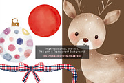 Watercolor Christmas – Santa, Elves, a Seasonal Illustration by OKArtHub (Thumbnail 7 of 12)