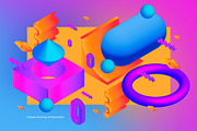 200 Geometry 3D PNG Shapes, an Object Graphic by Graphicdome (Thumbnail 9 of 12)
