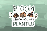 Plant Prickles Font, a Sans Serif Font by Katie Hill (Thumbnail 10 of 10)
