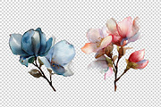 Watercolor Flowers, a Decorative Illustration by BazziBa♥ (Thumbnail 8 of 9)