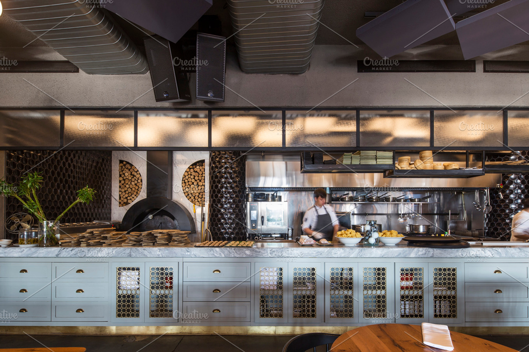 Restaurant bar stock photo containing architecture and architectural, an Architecture Photo by Altkat