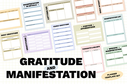 Gratitude & Manifestation Planners