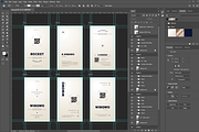 Onyx Business Card Bundle 5 Designs, a Business Card Template by Ctrl space studio (Thumbnail 6 of 9)