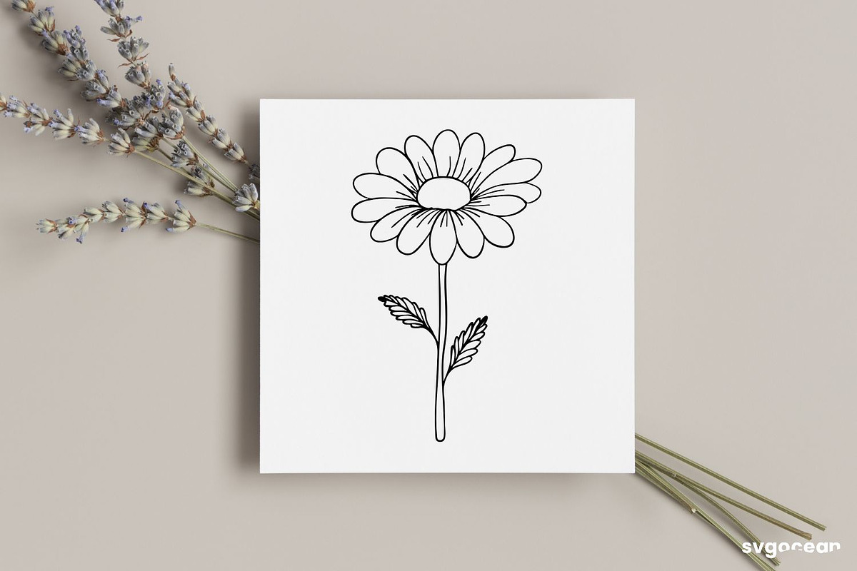 Flowers SVG Bundle, a Decorative Illustration by svgocean (Photo 10 of 11)