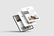 iPad Screen Website Mockup, an iPad Mockup by graphicpages (Thumbnail 5 of 9)