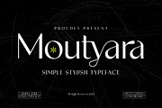 Moutyara, a Sans Serif Font by Dora Typefoundry (Thumbnail 1 of 12)