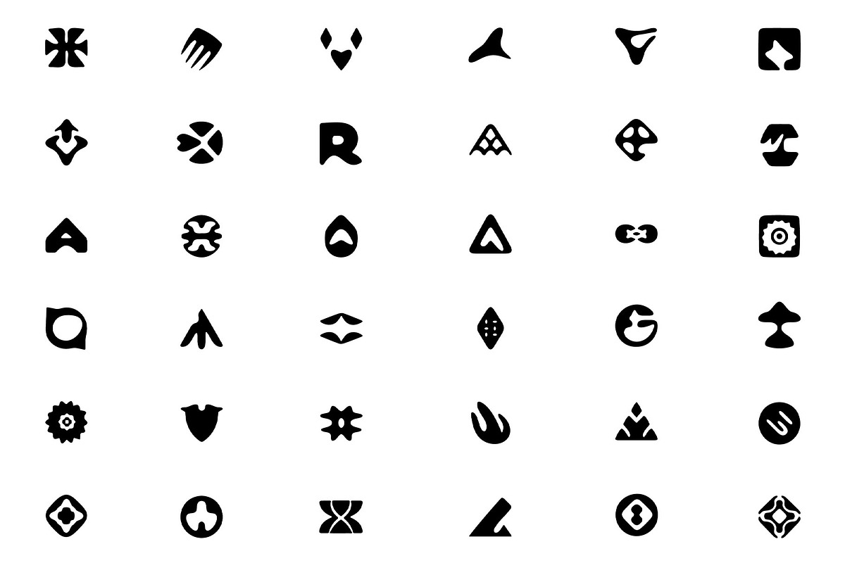 Abstract Symbols & Marks Collection, a Graphic by Graphicsfuel (Photo 2 of 14)