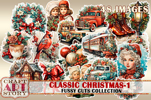 Classic Christmas Fussy Cuts-1