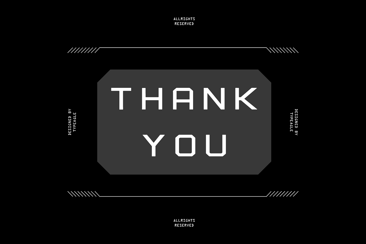 Zebrax - Futuristic Display Font, a Sans Serif Font by Typeagle (Photo 10 of 10)