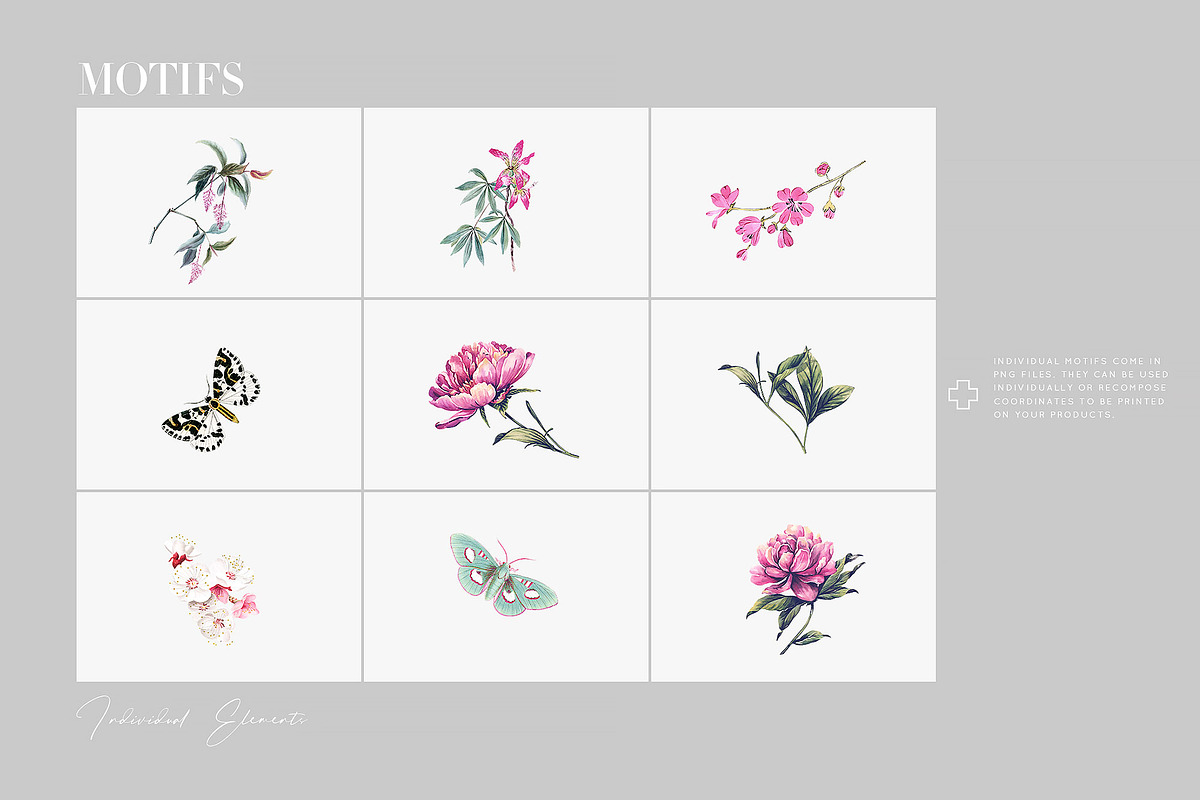 Peony Reverie Prints & Motifs, a Pattern Graphic by Pink Linen (Photo 6 of 10)