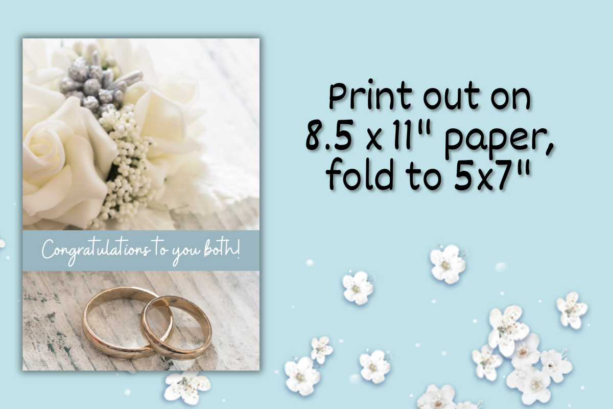 Wedding Greeting Card PNG, a Card Template by Pixels N Bows (Photo 3 of 3)