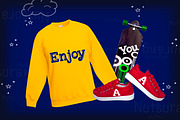 The Rainbow Fonts, a Script Font by N Nakorn Creative (Thumbnail 4 of 7)