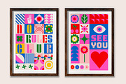 Bright Geometric Pattern & Shapes, an Object Graphic by Essentially Nomadic (Thumbnail 7 of 12)