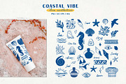 Coastal vibe. Summer clipart set, an Object Graphic by VerAna (Thumbnail 5 of 20)