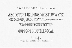 Sweet Couple - A Lovely Display Font