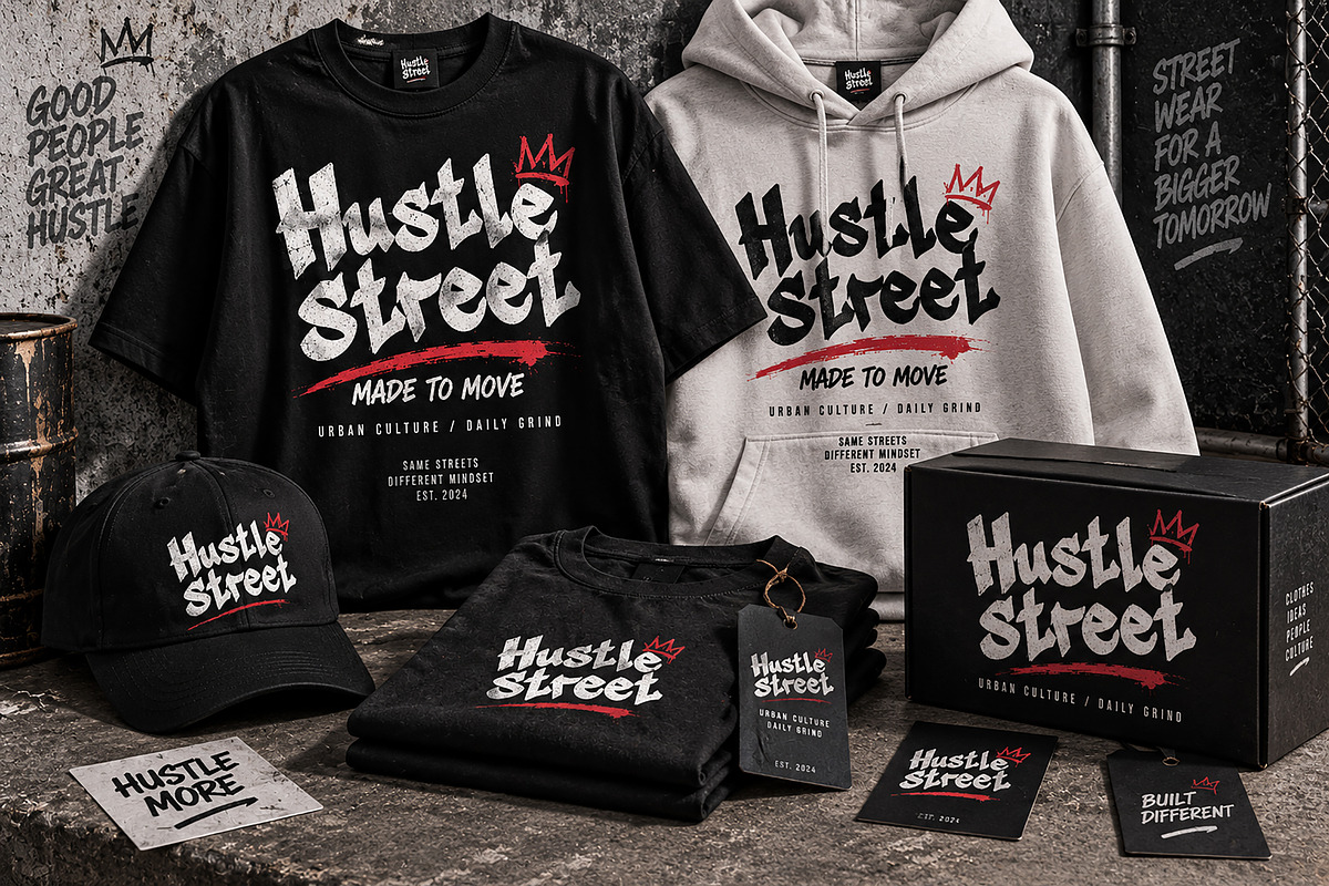 Hustle Street, a Script Font by Wow Magic (Photo 3 of 5)