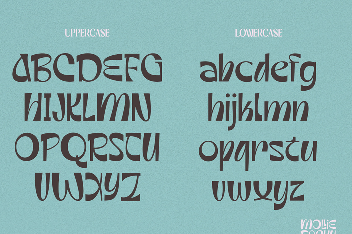 Mollie Rocky, a Font by madeDeduk (Photo 5 of 12)