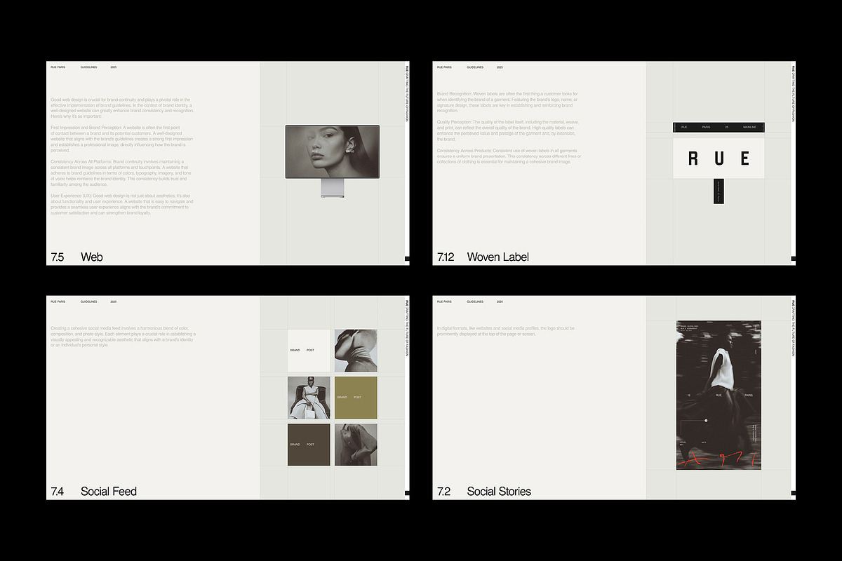 RUE | Brand Guidelines, a Presentation Template by Studio Standard (Photo 10 of 13)