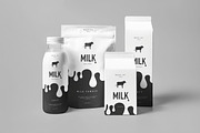 Milk Mock-up, a Packaging Mockup by zippypixelstudio (Thumbnail 3 of 10)