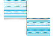 Light Blue Stripe Seamless Set, a Pattern Graphic by Earley Bird Design Studio (Thumbnail 5 of 8)