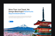 Figma Travel Agency Landing Page, a Landing Page Template by Musara (Thumbnail 3 of 6)