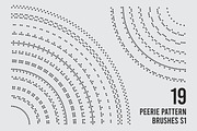 19 Peerie Pattern Brushes S1, a Brush Add-On by G7 (Thumbnail 1 of 2)