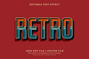 Retro Text Effects Bundle, a Layer Style Add-On by WM48 Shop (Thumbnail 6 of 17)