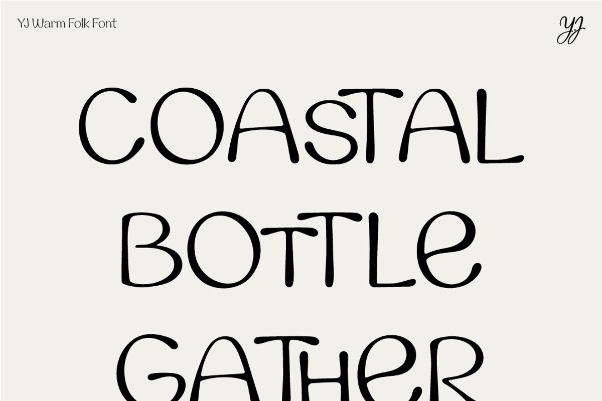 YJ Warm Folk, a Handwritten Font by YENTY JAP CO (Photo 10 of 24)