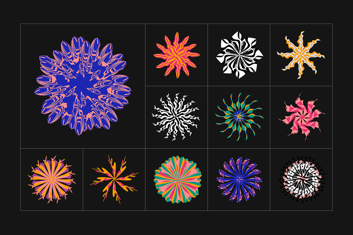 50 Distorted Abstract illustrations, an Object Graphic by assetpro.design (Photo 3 of 10)