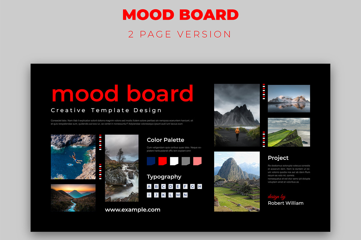 Mood Board for Branding Projects, an UI Kit Template by MightyDesign (Photo 2 of 6)