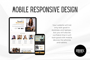 Credit Repair Canva Website Template