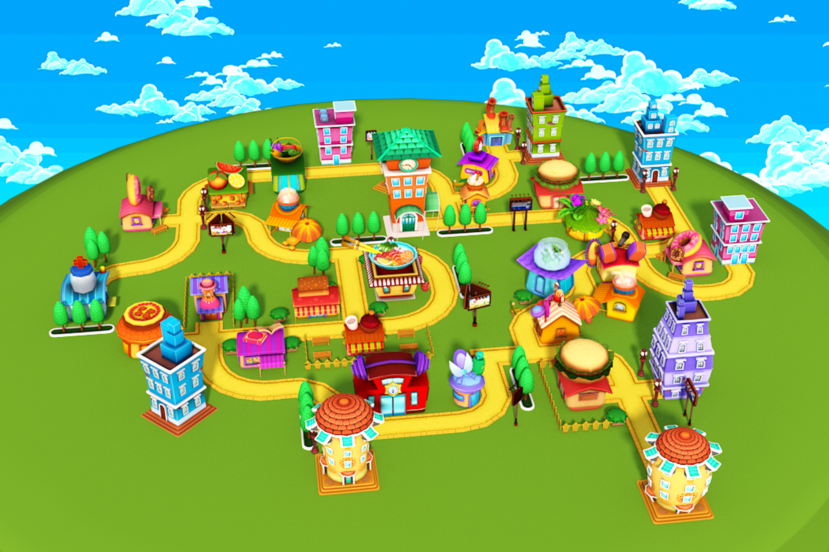 3D Cartoon Shop City, an Environmental 3D Model by Souchenki (Photo 20 of 21)
