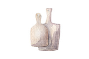 Kitchenware set in watercolor, an Illustration by My watercolor shop (Thumbnail 6 of 6)