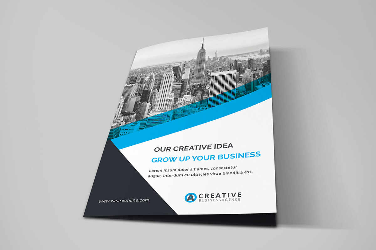 Business Bi-Fold Brochure, a Brochure Template by design_pick (Photo 4 of 4)