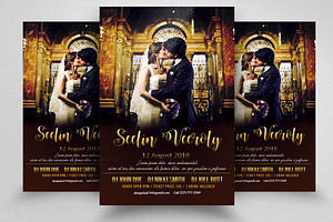 Wedding Planner Flyer Templates, a Flyer Template by Psd Templates