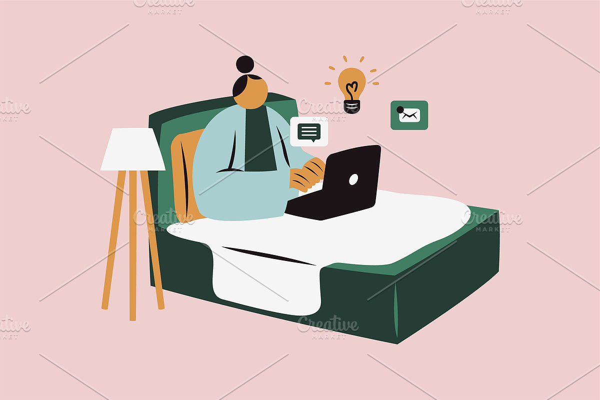 Workaholic Life Illustration, a Work Illustration by Jump Studio (Photo 3 of 10)